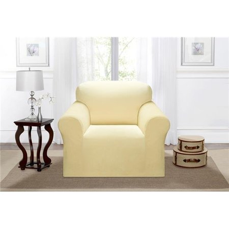 MADISON INDUSTRIES Madison DAY-CHAIR-CR Kathy Ireland Day Break Chair Slipcover; Cream DAY-CHAIR-CR